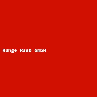 Hersteller: Runge Raab GmbH