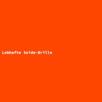 Lebhafte Seide-Brille