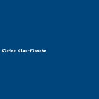 Kleine Glas-Flasche