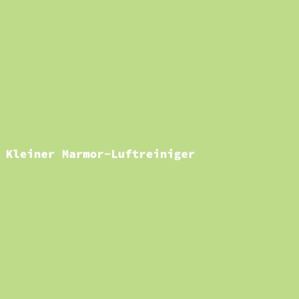 Kleiner Marmor-Luftreiniger