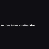 Wertiger Polyamid-Luftreiniger