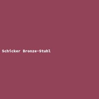 Schicker Bronze-Stuhl