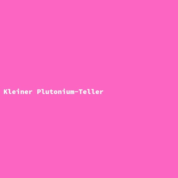 Kleiner Plutonium-Teller