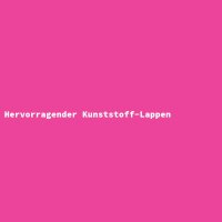 Hervorragender Kunststoff-Lappen