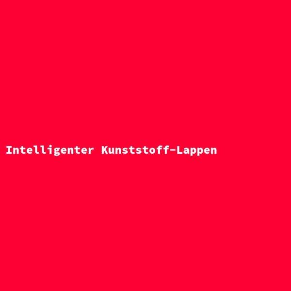 Intelligenter Kunststoff-Lappen